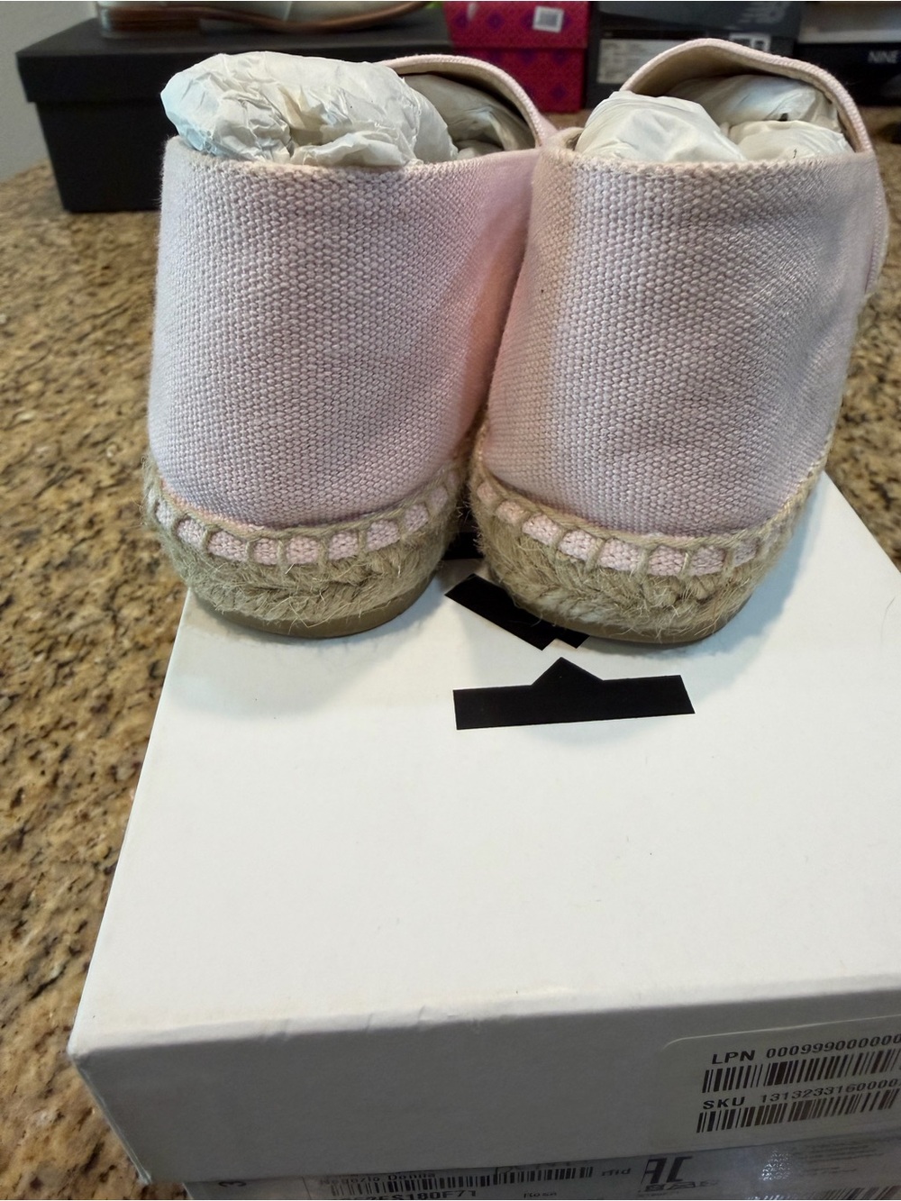Kenzo Pink Embroidered Tiger Espadrilles - Picture 3 of 5